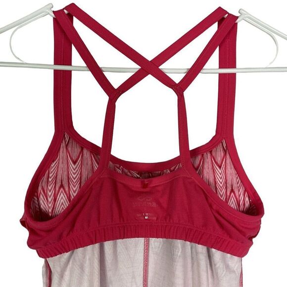 prAna Cora Azalea Feather Dress Women's size small, Pink, Racerback, removable p - Picture 13 of 14